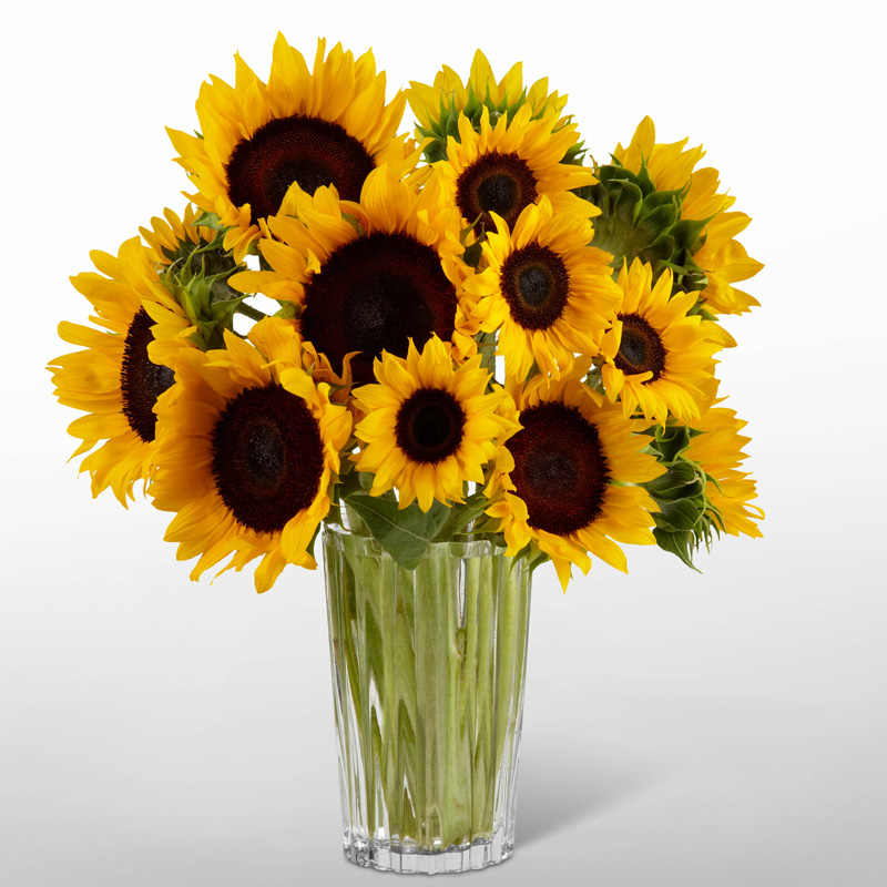  Golden Sunflower Bouquet by Vera Wang