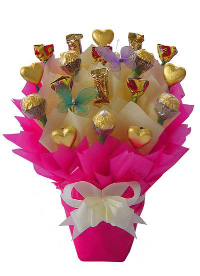 Chocolates & Hearts Bouquet